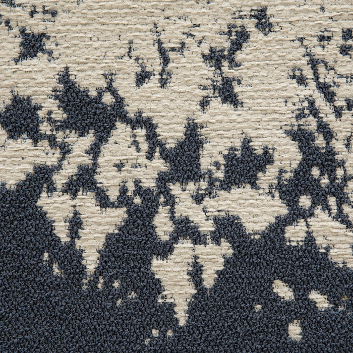 Holly Hunt Great Outdoors Dappled Stripe Sand Dollar/Indigo Fabric 753/05