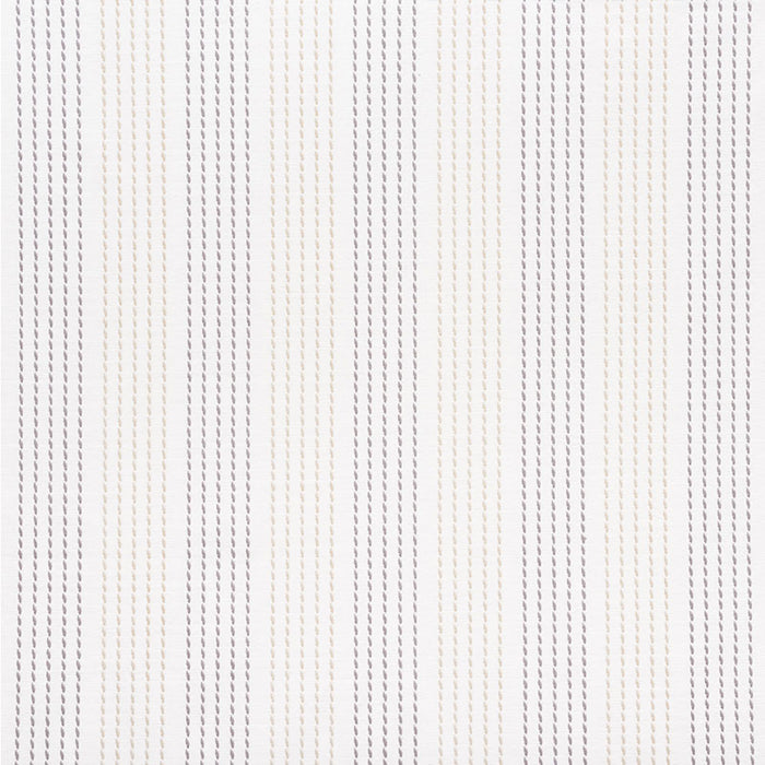 Schumacher Running Stitch Charcoal & Sand Fabric 75323