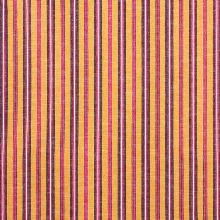 Schumacher Lewis Stripe Gold Fabric 75502