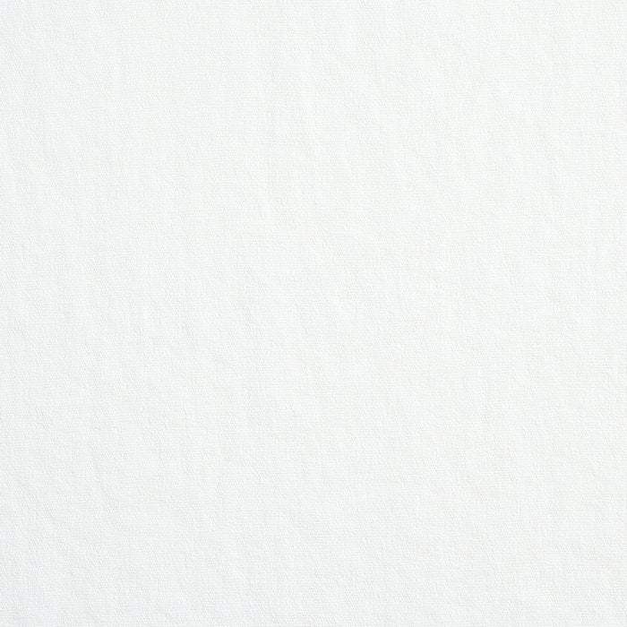 Schumacher Finn Heavyweight Linen White Fabric 75679