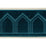 Schumacher Vizier Velvet Tape Peacock Trim 75730
