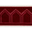 Schumacher Vizier Velvet Tape Ruby Trim 75735