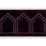Schumacher Vizier Velvet Tape Aubergine Trim 75736