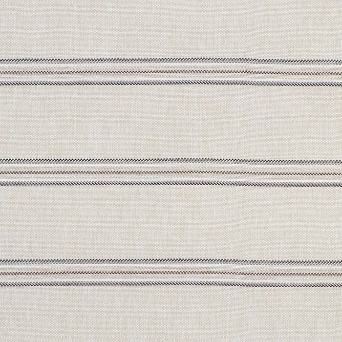 Schumacher Garden Stripe Indoor/Outdoor Stone Fabric Sample 75972
