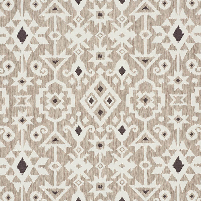 Schumacher Crusoe Ikat Greige Fabric 76520