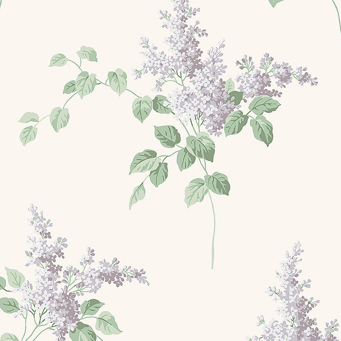 Schumacher Lilacs Lilac Wallpaper Sample 7668