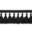 Schumacher Valentin Silk Tassel Black Trim 76805