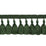 Schumacher Valentin Silk Tassel Emerald Trim 76806
