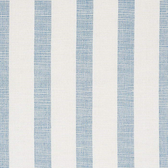 Schumacher Ketley Performance Stripe Blue Fabric Sample 77562