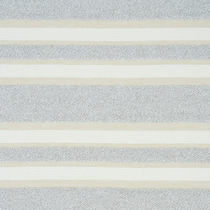 Schumacher Ohara Stripe Indoor/Outdoor Grey Fabric 78490