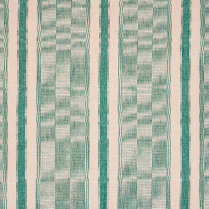 Schumacher Ipala Hand Woven Stripe Duck Egg Fabric 78832