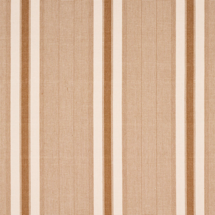 Schumacher Ipala Hand Woven Stripe Carmel Fabric 78835