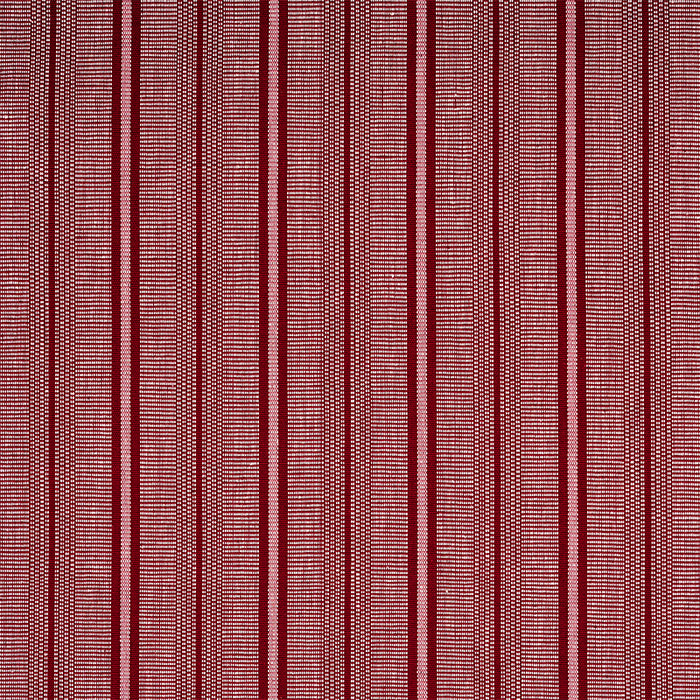 Schumacher Panan Hand Woven Stripe Claret Fabric 78850