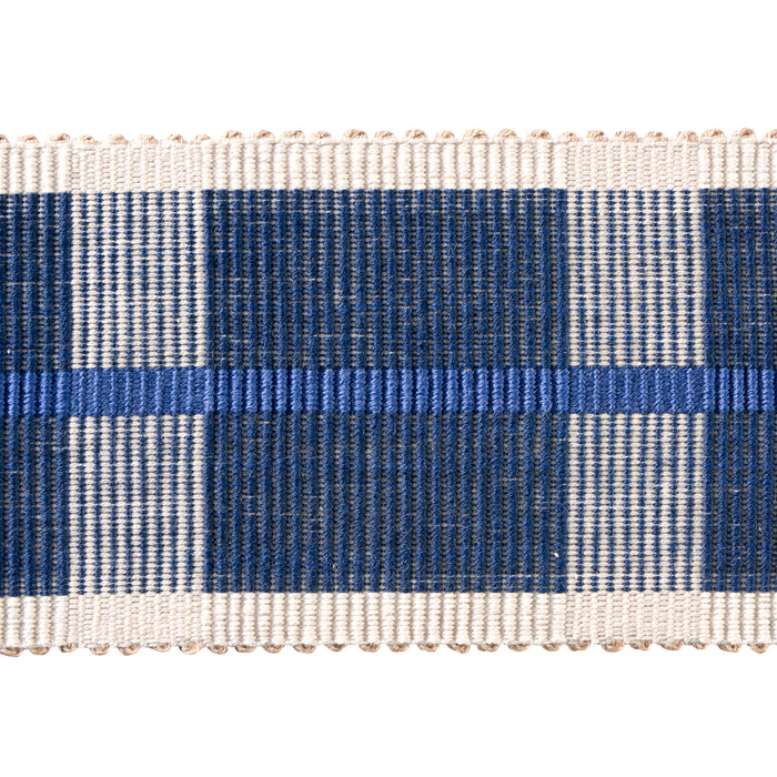 Schumacher Calcada Tape Wide Lapis Trim 78977