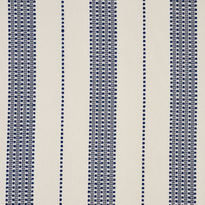 Schumacher Lubeck Stripe Navy Fabric 79090