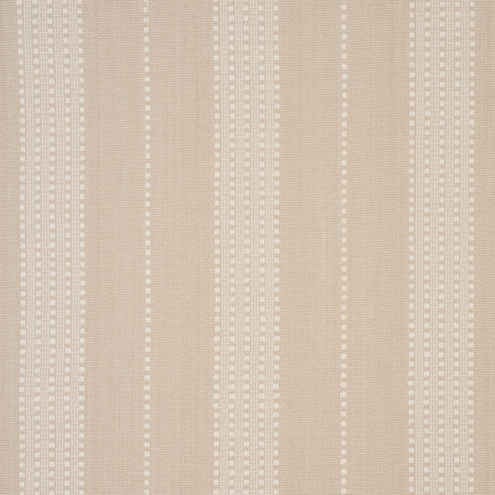 Schumacher Lubeck Stripe Natural Fabric Sample 79091