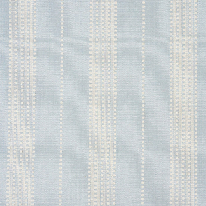Schumacher Lubeck Stripe Sky Fabric Sample 79092