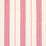Schumacher Lubeck Stripe Pink Fabric Sample 79095