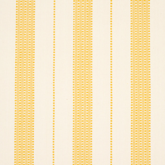 Schumacher Lubeck Stripe Yellow Fabric 79096