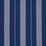 Schumacher Lubeck Stripe Ivory On Blue Fabric Sample 79097