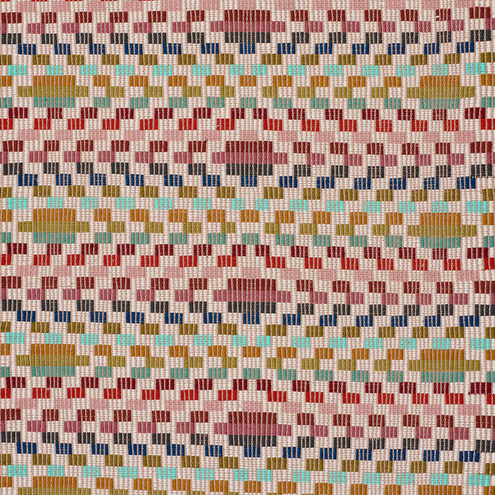 Schumacher Izapa Hand Woven Brocade Multi Fabric 79250