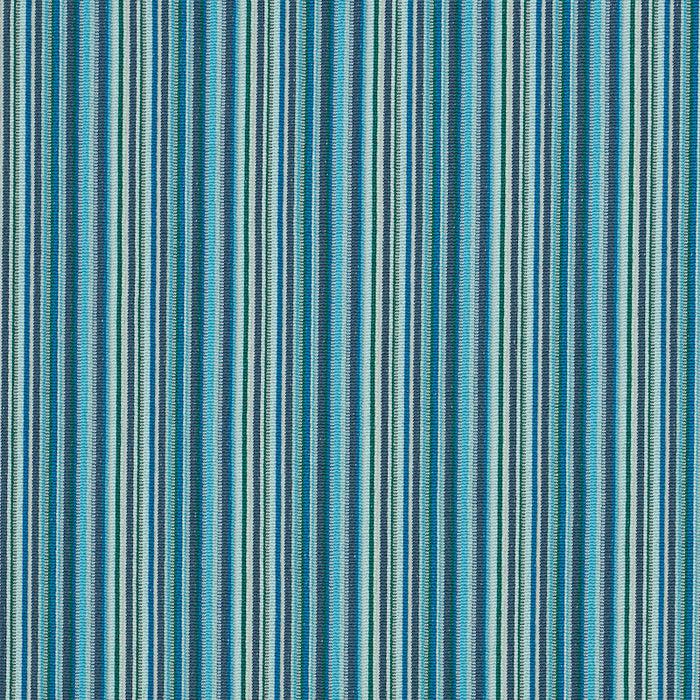 Schumacher Sinoir Stripe Blue Fabric Sample 79352