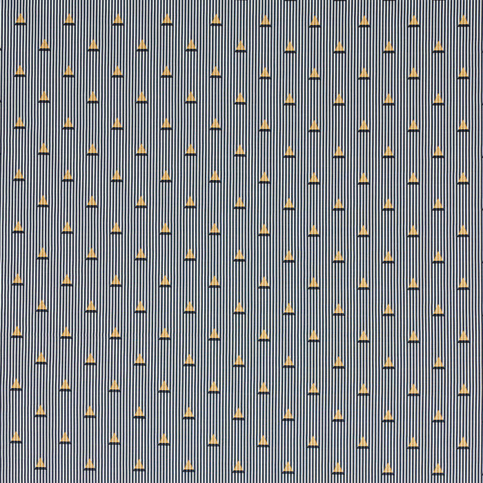 Schumacher Ludus Stripe Black Fabric Sample 79360