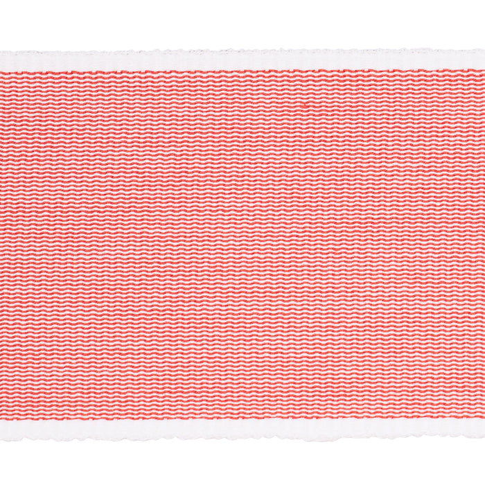 Schumacher Sandpiper Tape Wide Red Trim 79389