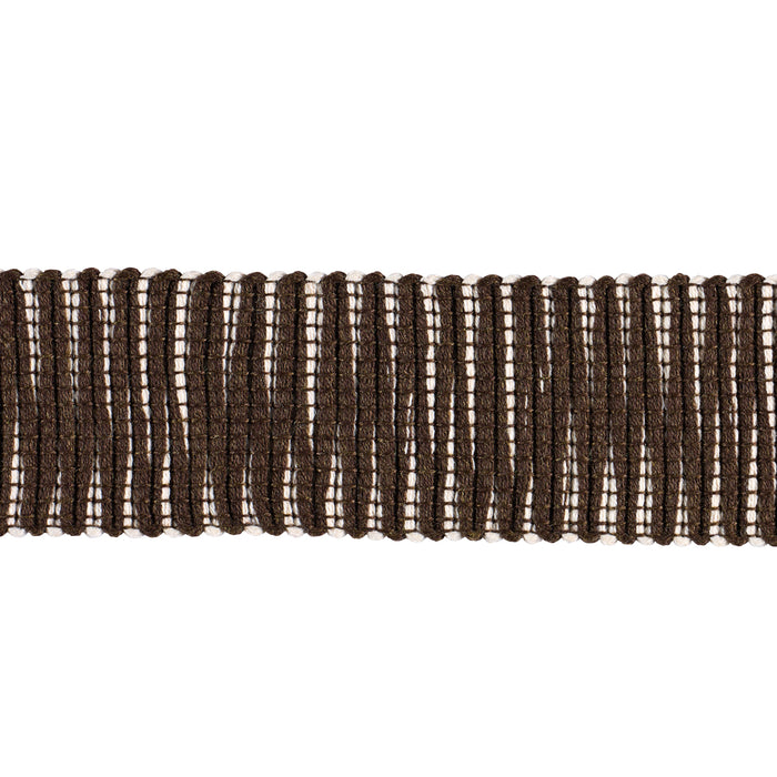 Schumacher Pierce Tape Indoor/Outdoor Brown Trim 79418