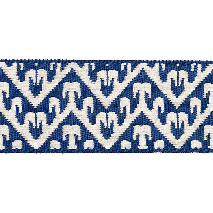Schumacher Tivoli Tape Blue Trim 80011