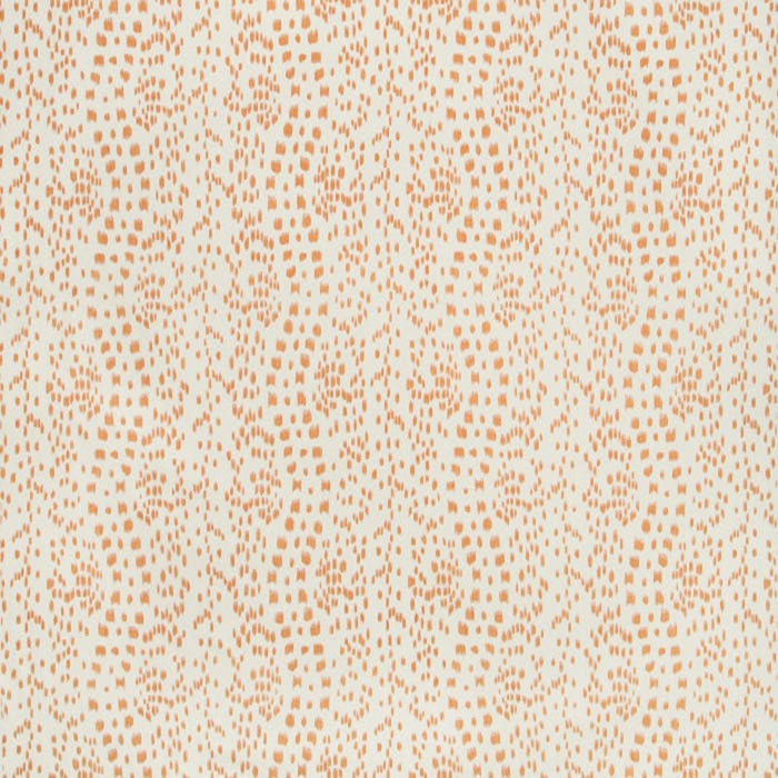 Brunschwig & Fils Les Touches Tangerine Fabric Sample 8012138.12.0