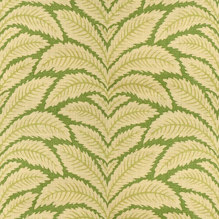 Brunschwig & Fils Talavera Linen Leaf Fabric Sample 8014104.3.0