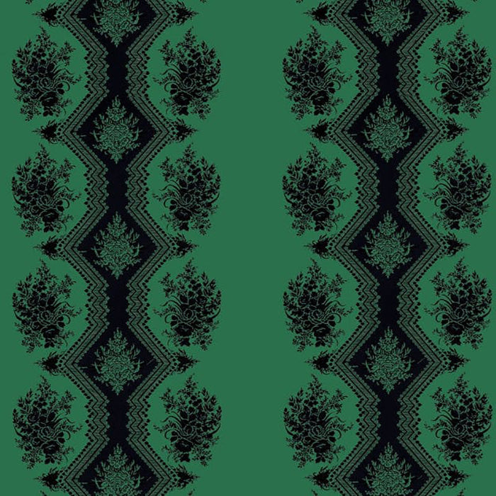 Brunschwig & Fils Coppelia Satin Emerald Fabric Sample 8015139.53.0