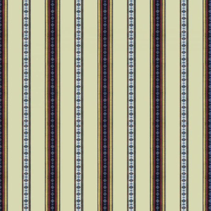 Brunschwig & Fils Rayure Broderie Beige Fabric Sample 8015147.16.0