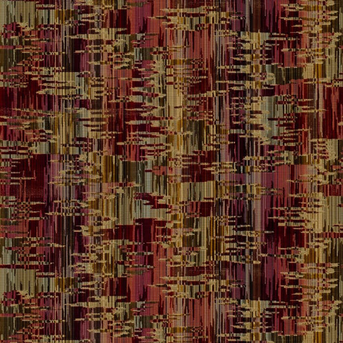 Brunschwig & Fils Amauri Velvet Sand/Berry Fabric Sample 8015159.910.0