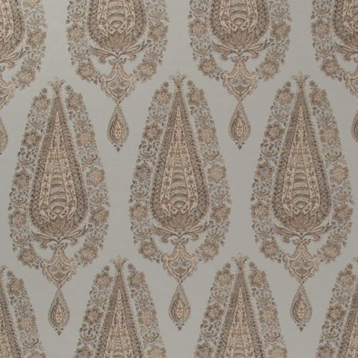 Brunschwig & Fils Komal Paisley Spa/Beige Fabric Sample 8016101.13.0