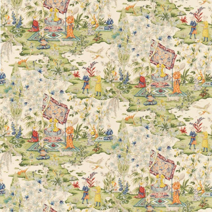Brunschwig & Fils Lodi Garden Print Ivory Fabric Sample 8018119.133.0