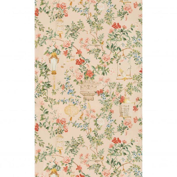 Brunschwig & Fils Jardin Fleuri Print Petal Fabric Sample 8019137.177.0