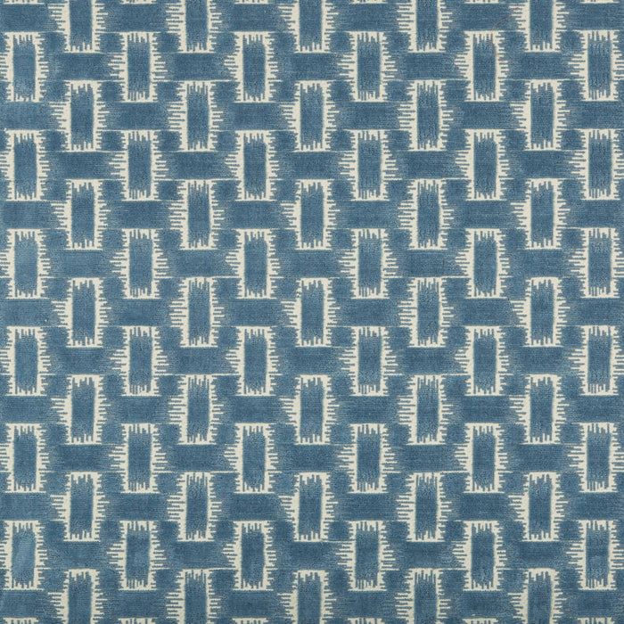 Brunschwig & Fils Chambord Velvet Sky Blue Fabric Sample 8020116.15.0