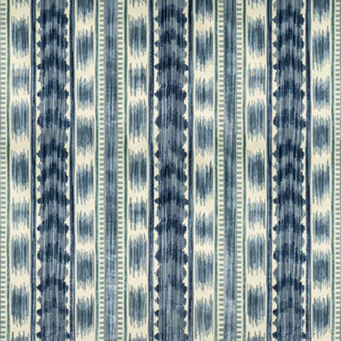 Brunschwig & Fils Bayeaux Velvet Blue Fabric Sample 8020117.515.0