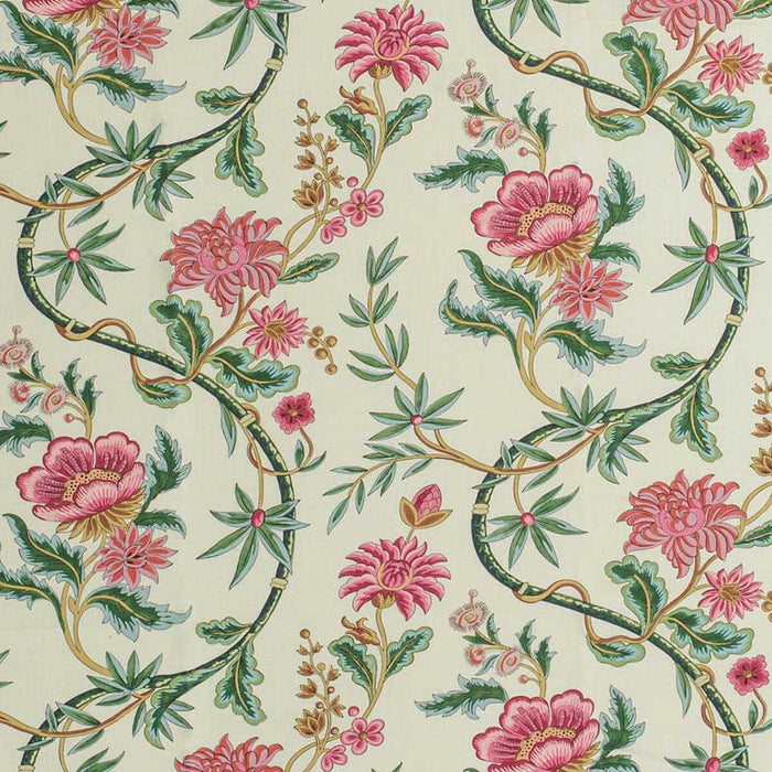 Brunschwig & Fils Veronique Print Jewel Fabric Sample 8020122.37.0