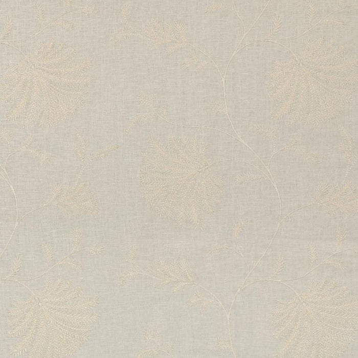 Brunschwig & Fils Maelle Emb Ivory Fabric 8023116.1.0