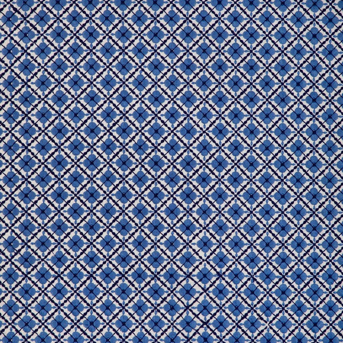 Brunschwig & Fils Ines Emb Navy Fabric Sample 8023119.550.0