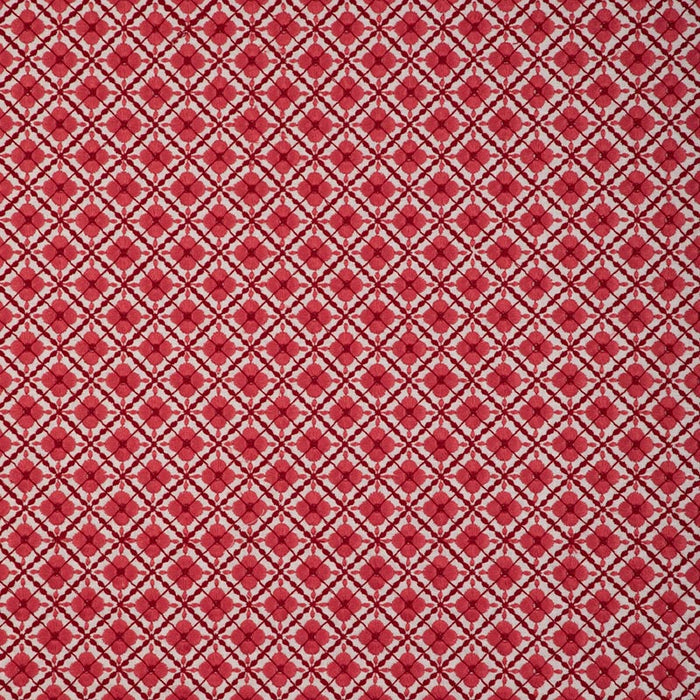 Brunschwig & Fils Ines Emb Red Fabric 8023119.99.0