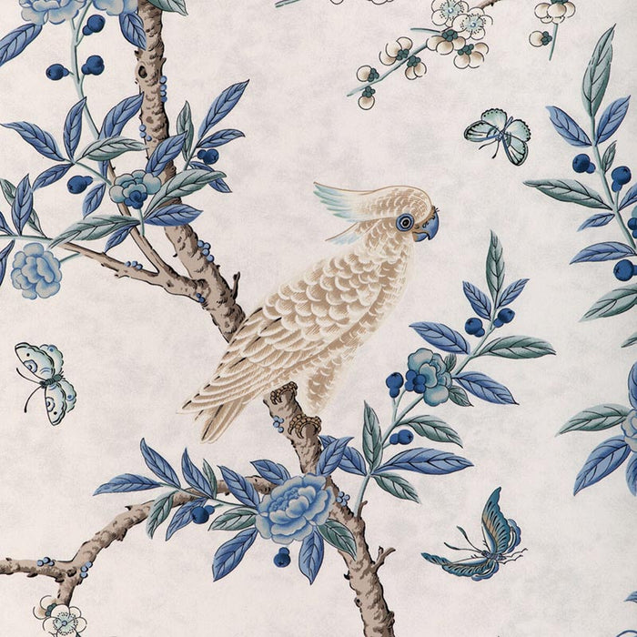 Brunschwig & Fils Kanchou Print Azure Fabric 8024106.51.0