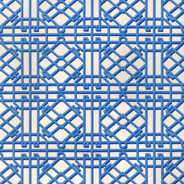 Brunschwig & Fils Pavilion Trellis Delft Fabric Sample 8024122.5.0