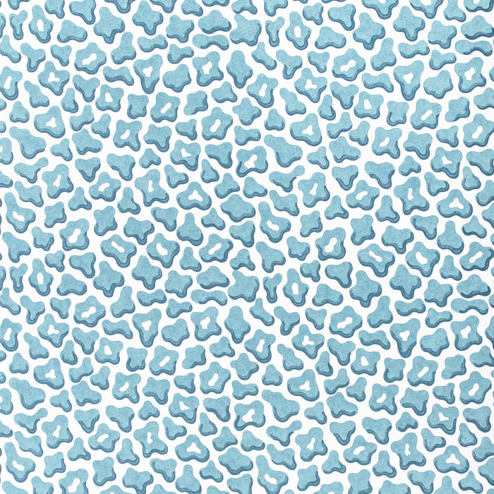 Brunschwig & Fils Guepard Print Aqua Fabric Sample 8024125.313.0