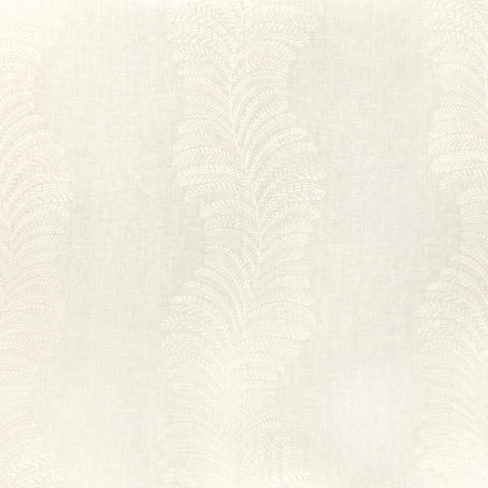 Brunschwig & Fils Rowan Sheer Ivory Fabric Sample 8024130.1.0