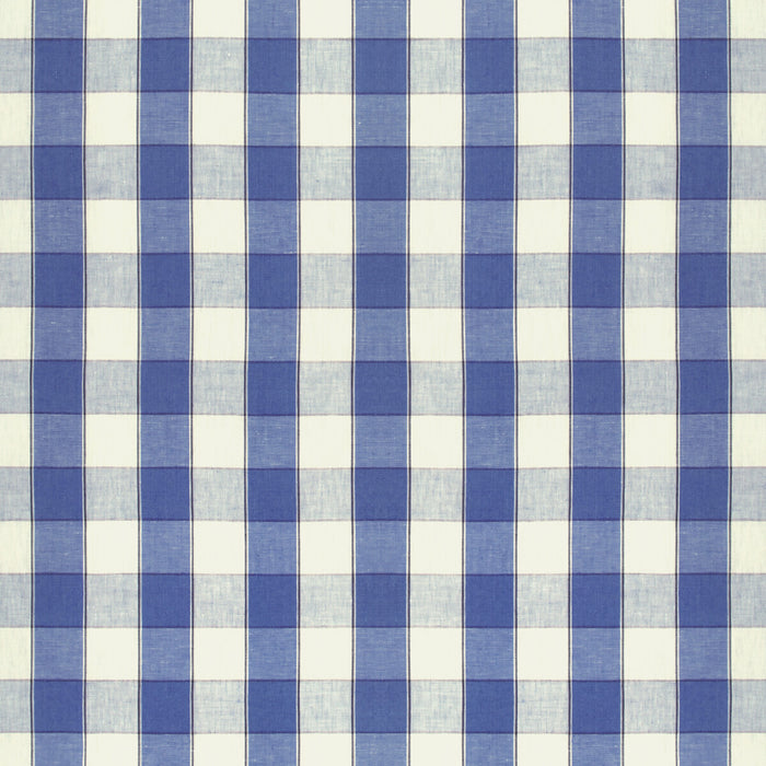 Brunschwig & Fils Clemens Check Blue Fabric Sample 8024138.5.0