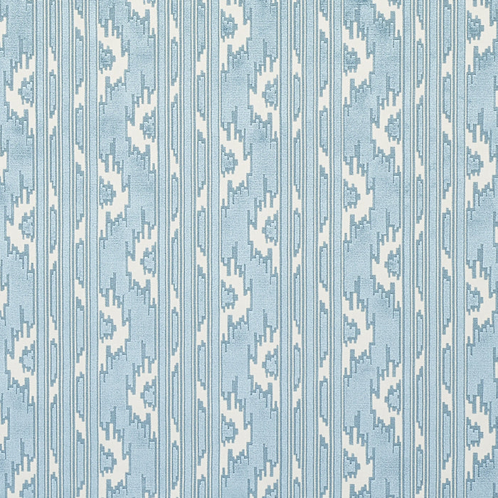 Schumacher Murat Velvet Sky Fabric Sample 80320
